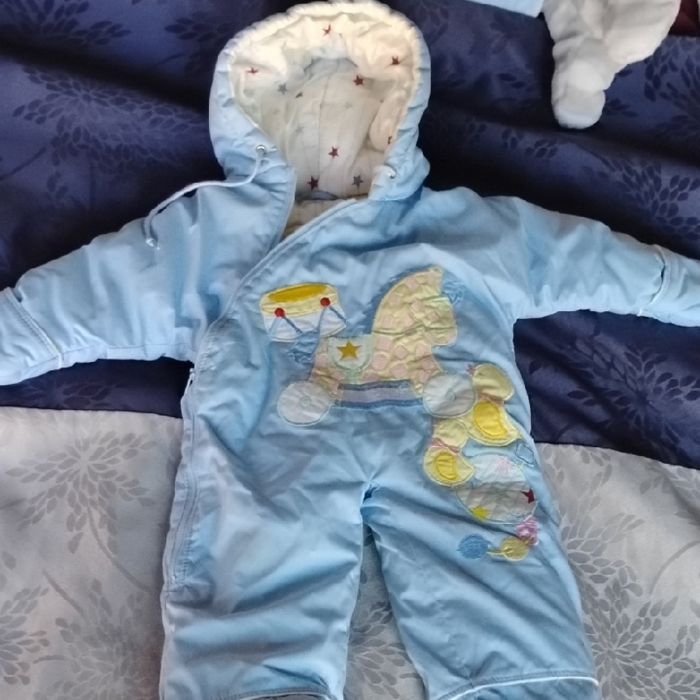 Vintage / Retro Baby Snowsuit